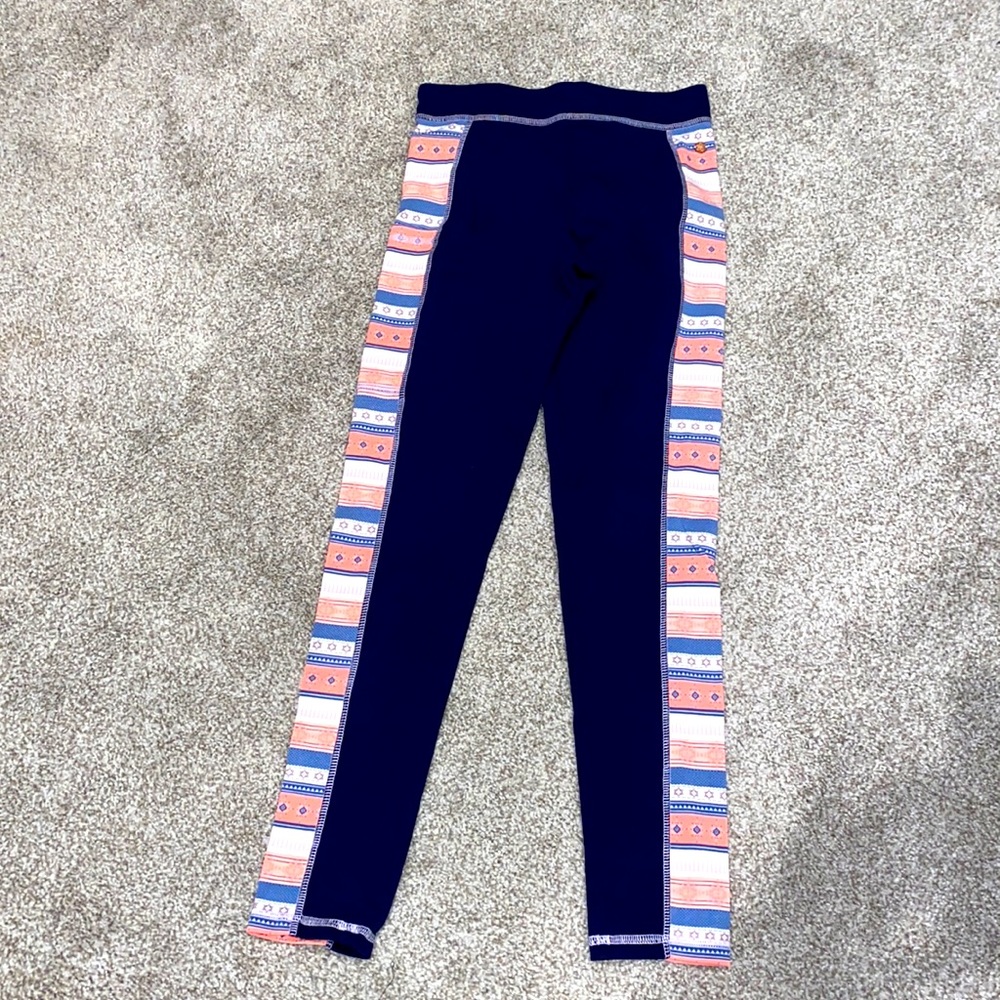 EUC Size 14 Matilda Jane Striped Print Pants Leggings MJC 425 Teen Tween Line